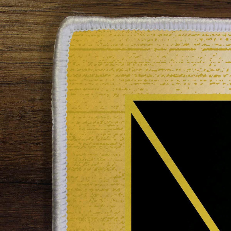 Tapis de couloir élégant (3,3 x 4,9 pi), 100% polyester, hauteur de poils de 0,3 po | Pois antibactérien antidérapant en PVC | Design tissé avec impression numérique 3D | Lavable à la machine, parfait pour la décoration intérieure et le confort