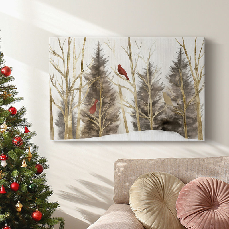 Christmas Holiday Arts - Toile tendue avec châssis, H 16 po x l 24 po