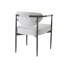 Chaises de salle à manger en fer l 22,25 po x P 25,5 po x H 30 po Christopher Knight Home