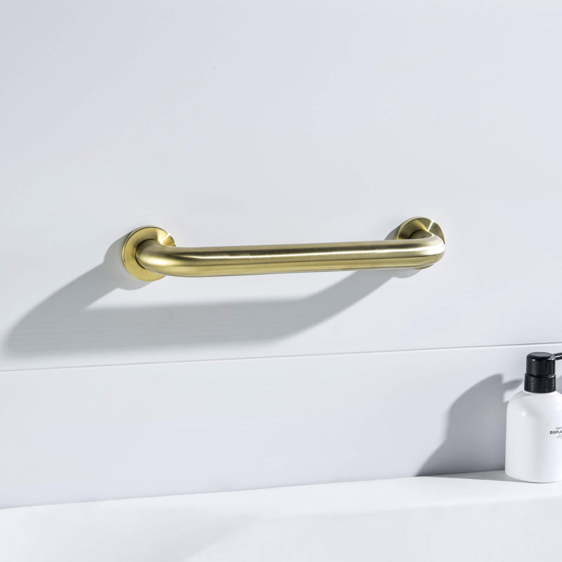 14.38'' Bath Safety Grab Bar, Gold