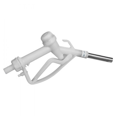 3/4-Inch Barb Diesel Exhaust Fluid Nozzle, Max Flow Rate 14.5 GPM, Plastic Dispenser Nozzle with 3/4-Inch (OD=19 mm) Spout, Lightweight & Portable, Used for Urea, Industrial Fluids, White