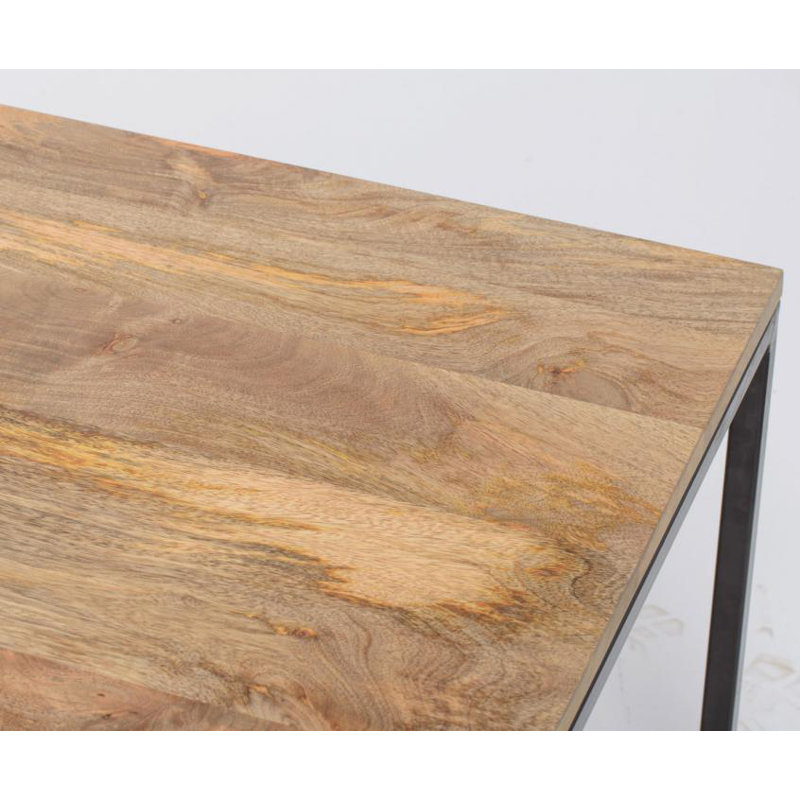 Pols Solid Wood Solid Coffee Table, 45 cm H x 117 cm W x 70 cm D