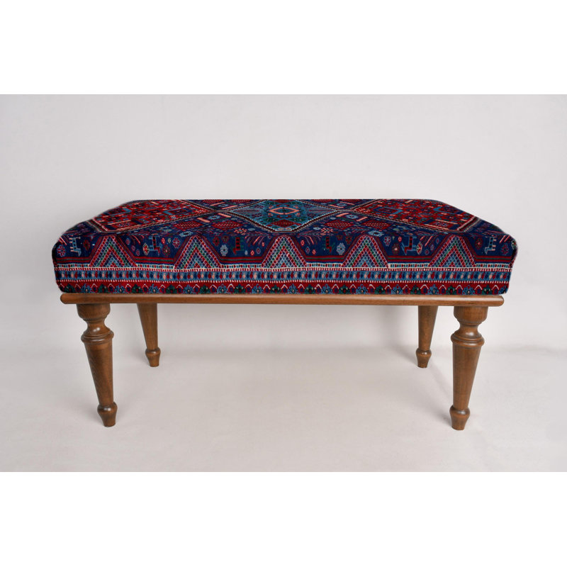 Banc de repose-pieds, banc de couloir, banc de repose-pieds, banc rembourré, banc de tapis turc, banc Kilim, banc de décoration intérieure, banc fabriqué à la main