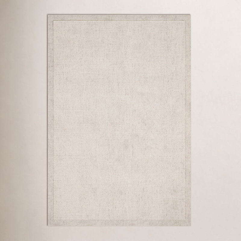 Henley Ivory / Smoke Area Rug, Square 1'6"