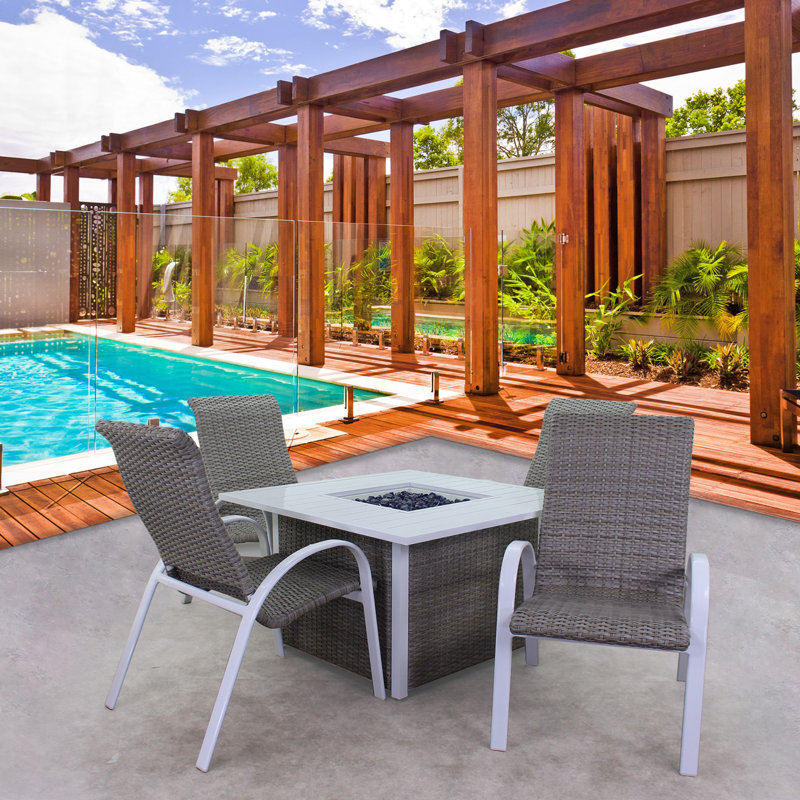 Fauteuil de terrasse empilable