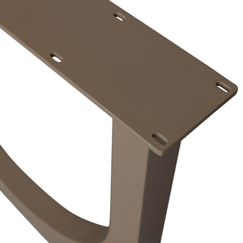 Zaandam Table Leg, Dark Sand