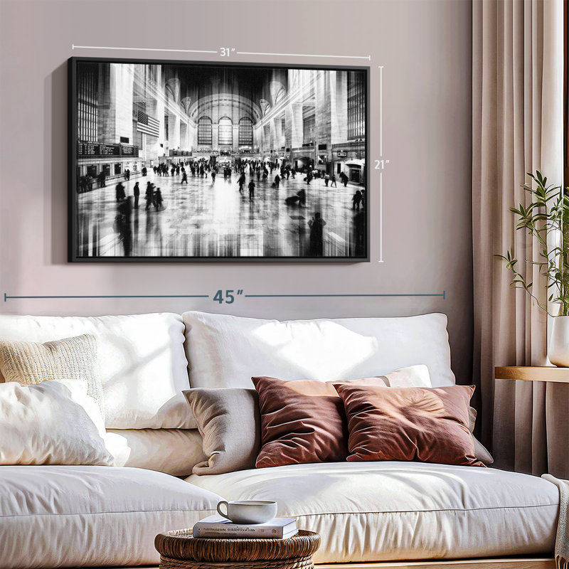 «Urban Stretch Grand Central Wall Art», H 21 po x l 31 po