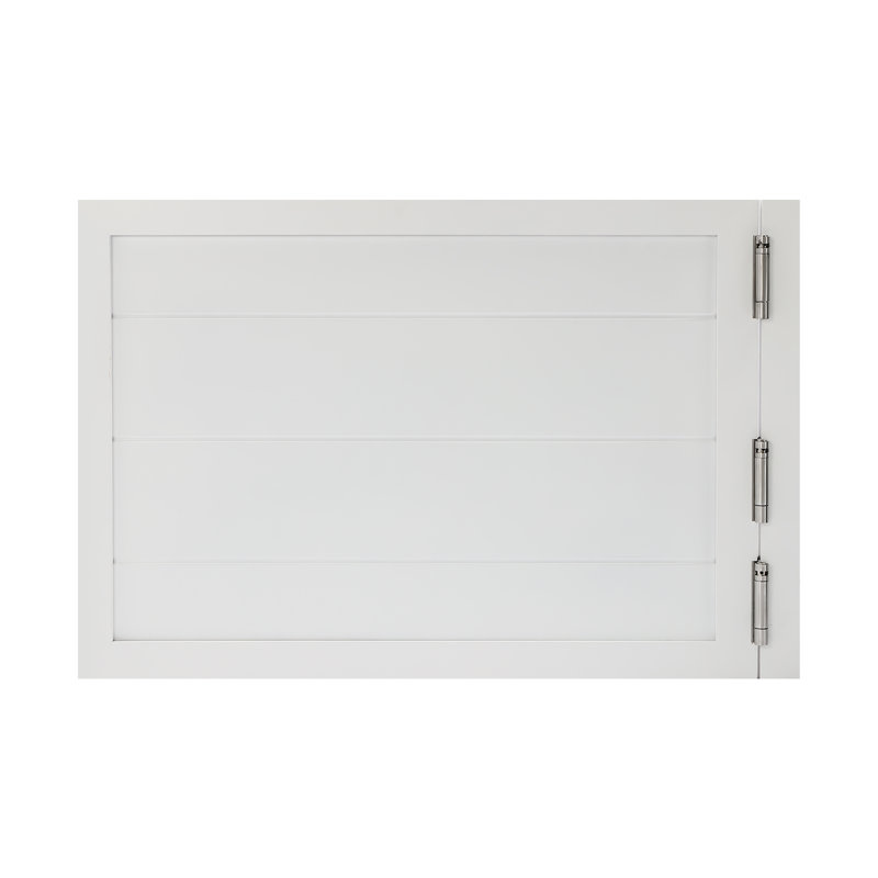 DENFER 35.4 in. W Café / Saloon Door with Installation Hardware, 23.6" x 35.4", Black