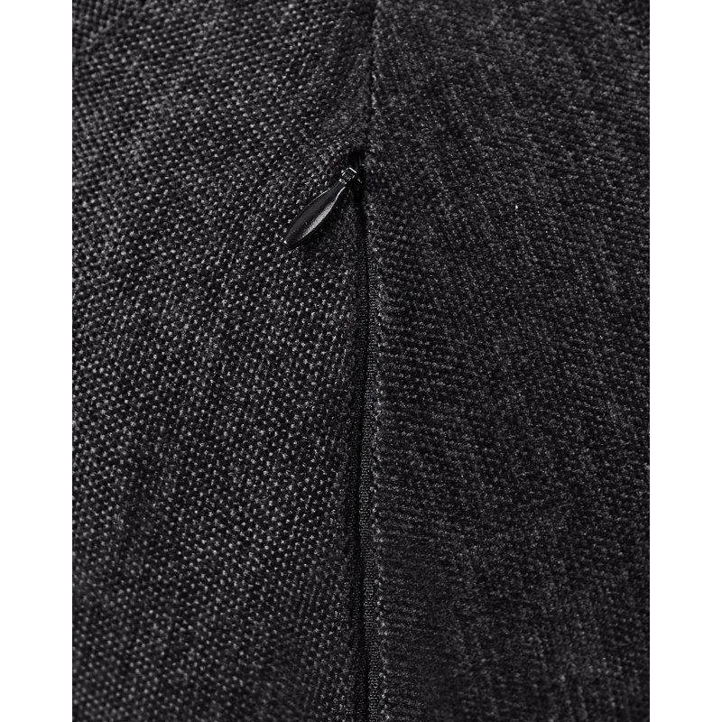 Allieana Armchair Allieana Velvet Dark Brown, Black Fabric