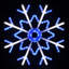 Grande décoration flocon de neige avec lumières DEL bleues et blanches-282034521-282034520