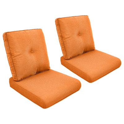 Allo 22"W x 25"D Outdoor Furniture Replacement Seat/Back Cushions
