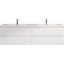 Meuble-lavabo double avec plateau 70,87 Spreckels