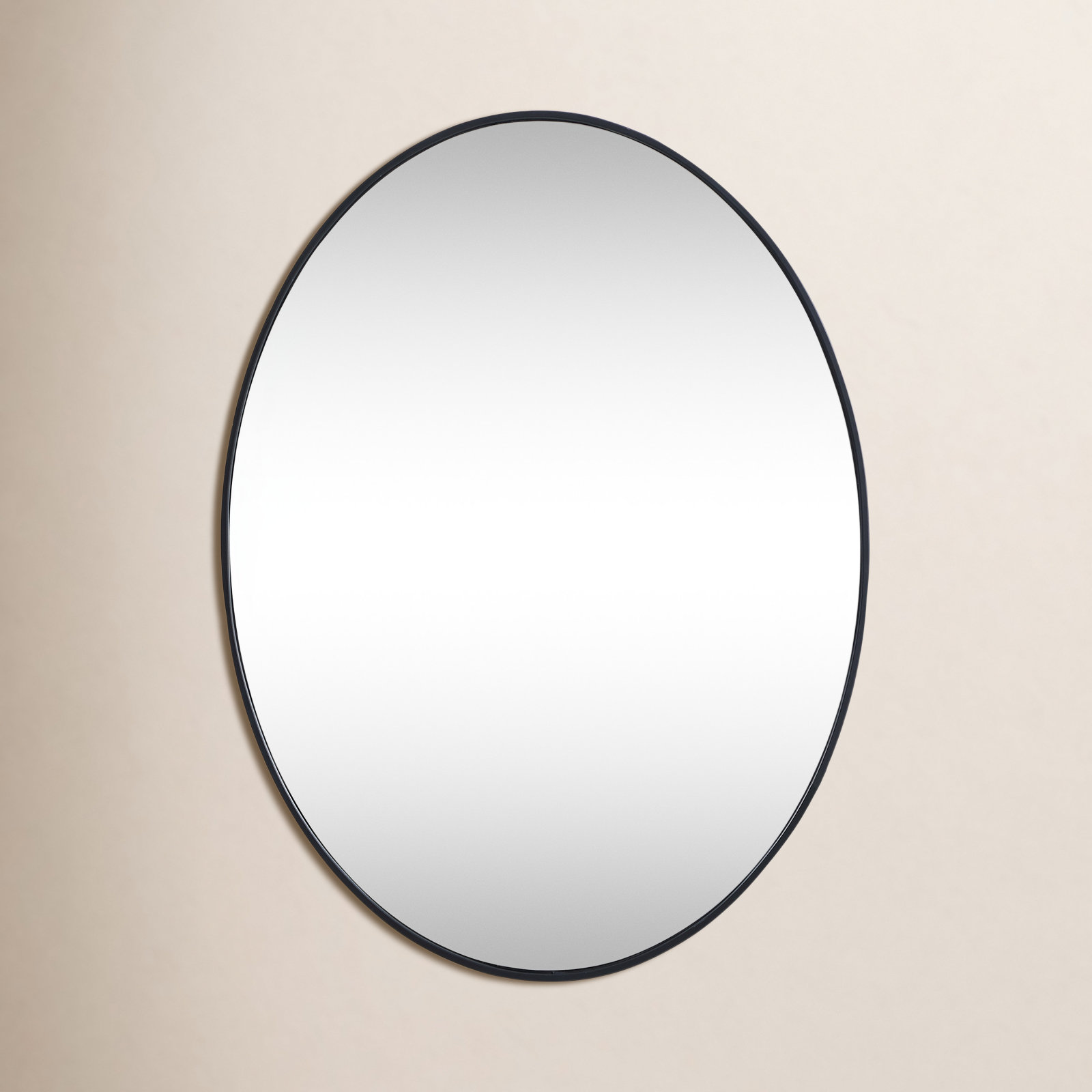 Sabine 40" Accent Mirror, Black, 30" H x 40" W