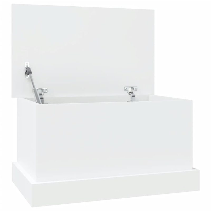 Organisateur de boîte de rangement vidaXL, 19.7" x 11.8" x 11", Blanc