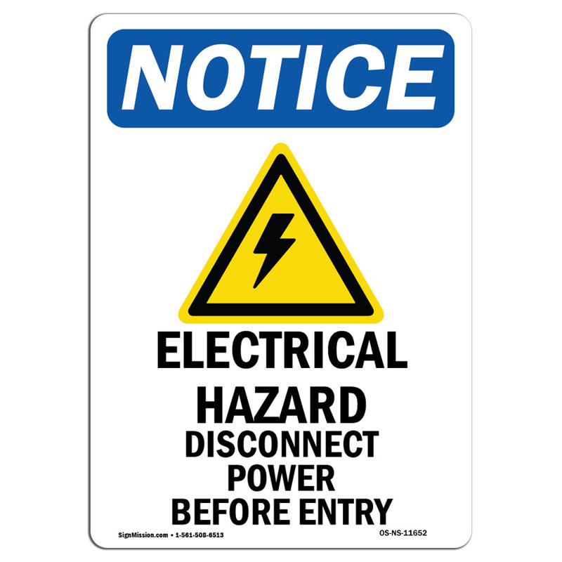 Avis - Panneau de danger électrique