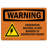 Osha Warning Sign - Generator Neutral Is Not Bonded With Symbol-73345290