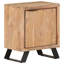 Jamya 40cm W Steel Bedside Table