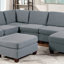 Chaise sans accoudoirs en tissu 1pc-182798589
