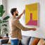 Chromatic Geometry Geometric - Wrapped Canvas-1873010353-1873010355