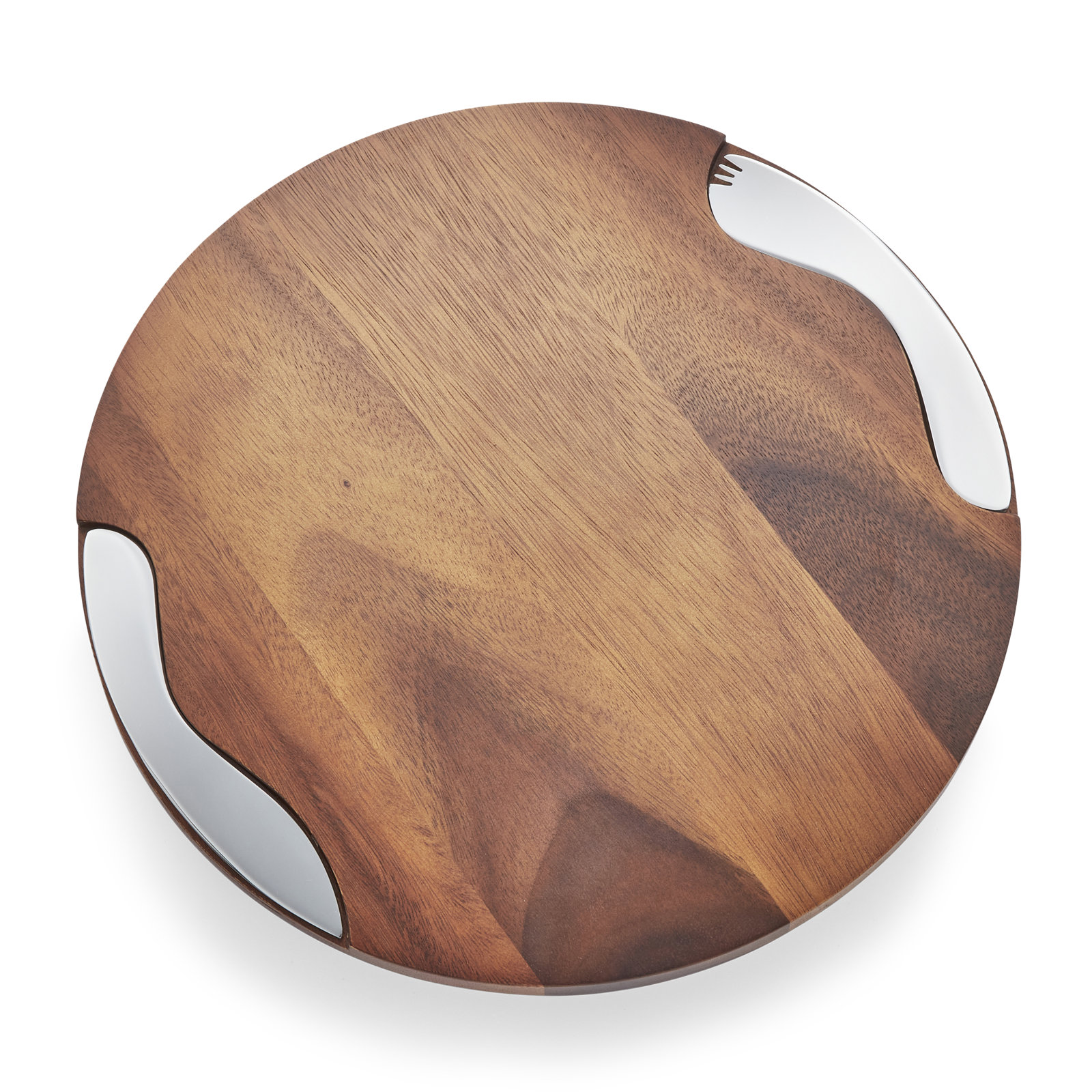 Alloy and Wood Cheese Board