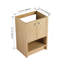 Meuble-lavabo autoportant 24 po, 2 portes à fermeture douce, chêne, contreplaqué (sans le lavabo)-559925792