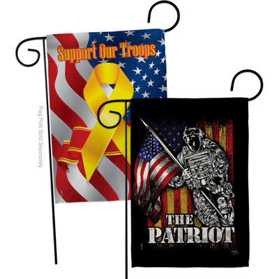 Decorative House Decoration Yard Banner 2-Sided Polyester/Polyester Blend 19 x 13 in. Garden Flag