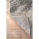 Ogrady Modern Abstract Power Loom Silver Rug