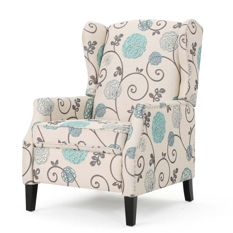  Aliosha Recliner Chair， Oversized Recliner ，Living Room Reclining Chairs ，Wingback Recliner ，Accent Recliner
