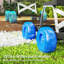 Rolling Seat 50*49*32 cm Polypropylene 1 Piece Garden Stool Cart Blue Rolling Garden Seat