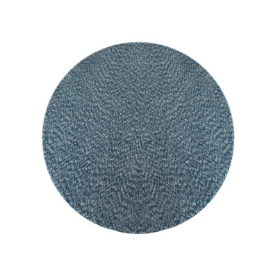 Burgan Hand Woven Thick Blue Area Rug