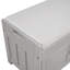 Banc de rangement avec 3 portes en forme de volet, banc à chaussures avec coussin amovible et espace de rangement caché-317079164