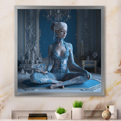 Spiritual Elegance Yogini Goddess Meditation I - reproduction sur toile