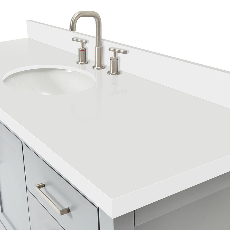 Magnolia Bath Vanity Rectangular Basin S061SWQ, Oval, Gray