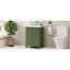 Meuble-lavabo de 24 po avec lavabo en céramique, bois massif et composition, mécanisme à fermeture en douceur, finition facile à nettoyer, entretien