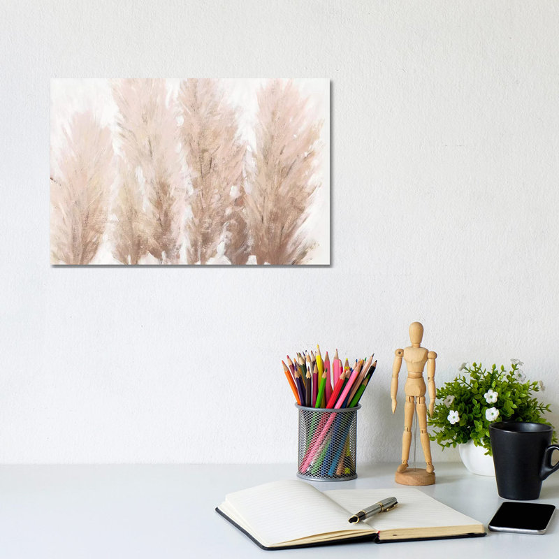 Pampas Grass II by Timothy O' Toole - Wrapped Canvas Print, 20.32 cm H x 30.48 cm W