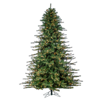 9' Green Fir Artificial Christmas Tree with 1000 Clear Lights