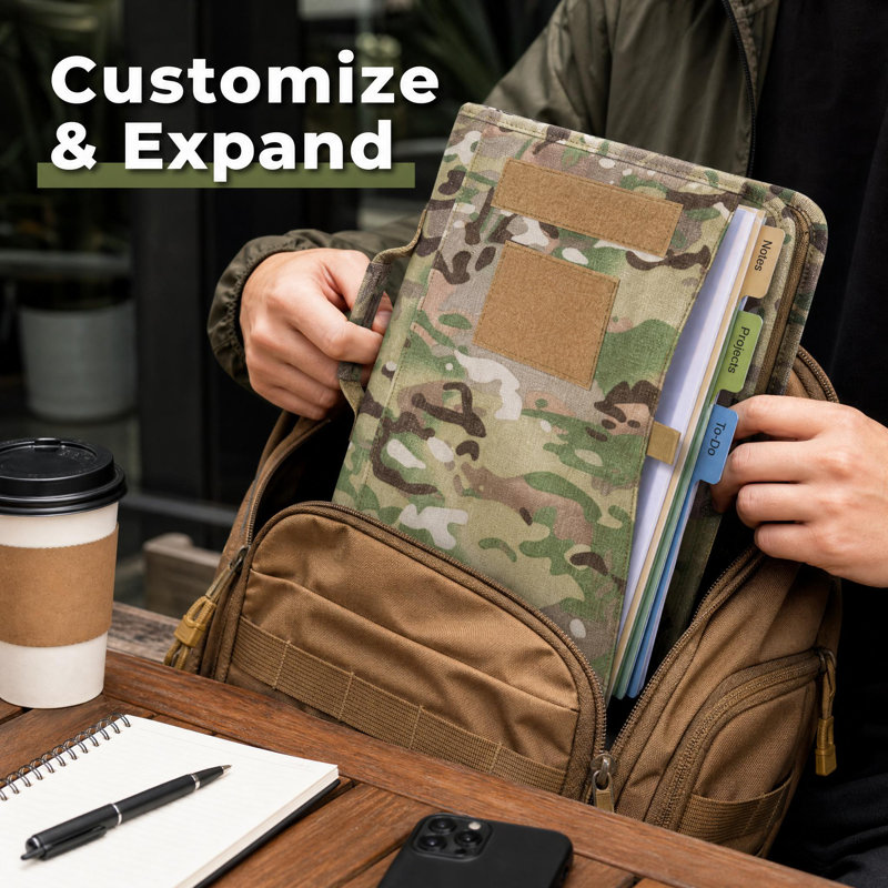 Portfolio Binder, Durable Padfolio with Removable 3-Ring Binder