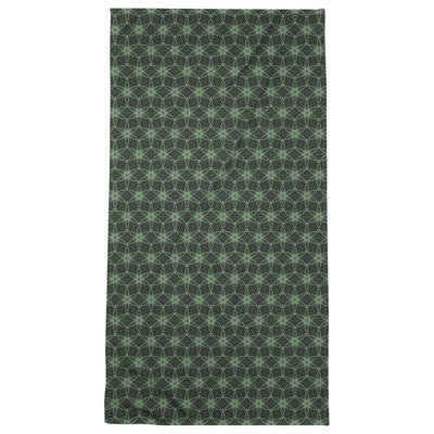 Serviette de plage à cercles ornés classiques