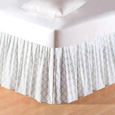jupe de lit 18" treillis Fleming