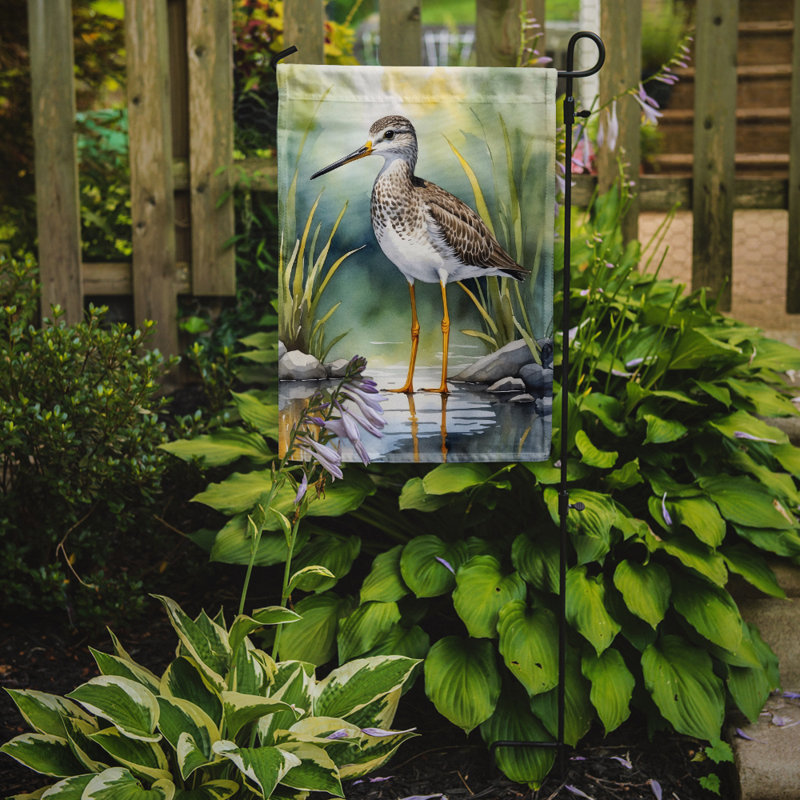 Drapeau de jardin Surfbird Bird, Grand pattes jaunes