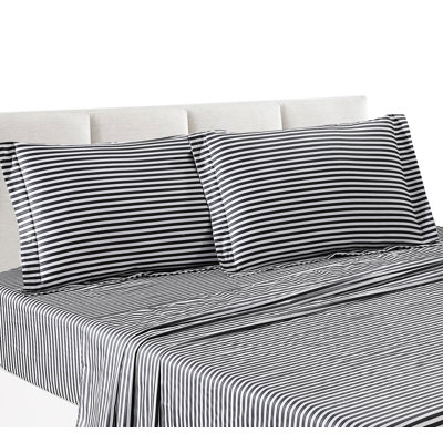 100% Cotton Twill Striped Sheet Set