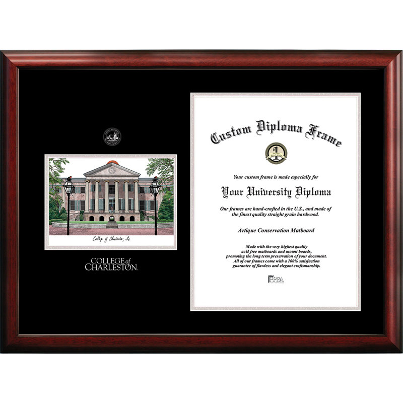 Cadre photo College of Charleston, 20 po x 16 po