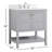 Krish 30'' Single Bathroom Vanity with Top-49789280