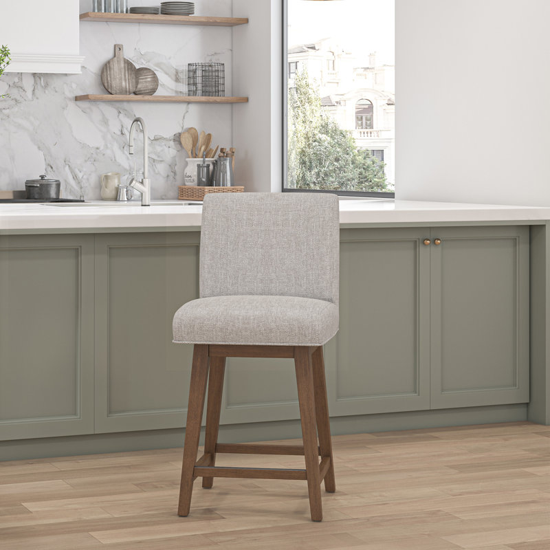 Tabouret pivotant Dorson, Avoine, Brun moyen