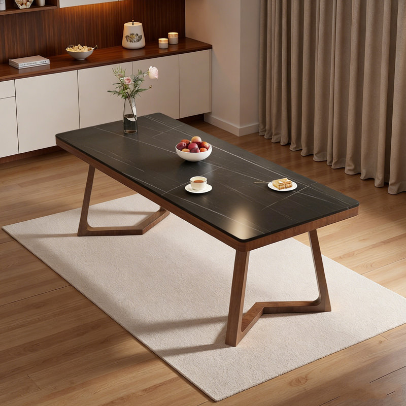 High-End Designer Dining Table, 29.52"H x 62.99"L x 27.55"W