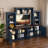 Wall Unit Entertainment Center Tv Stand With Charging Station, Large Storage Cabinet And Open Shelves-1592167218