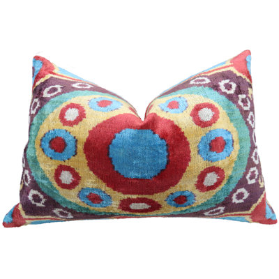 Housse de coussin décorative faite à la main de luxe et insert en plumes de canard de qualité supérieure