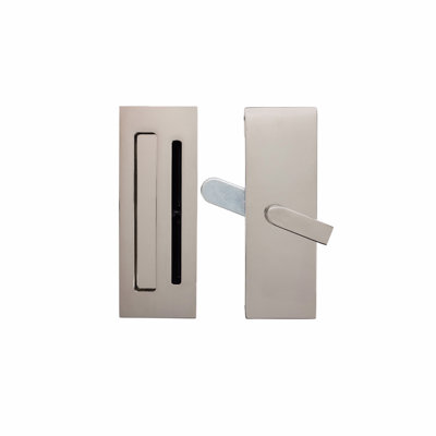Serrure d'intimité avec porte de grange rectangulaire Emtek