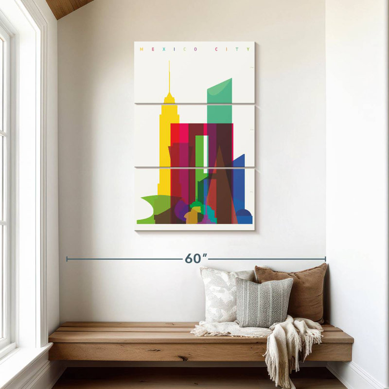Masam Vibrant Mexico City, 45" H x 28" W
