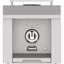 Side Burner, 20000 BTU, Diamond Cut in Natural Gas